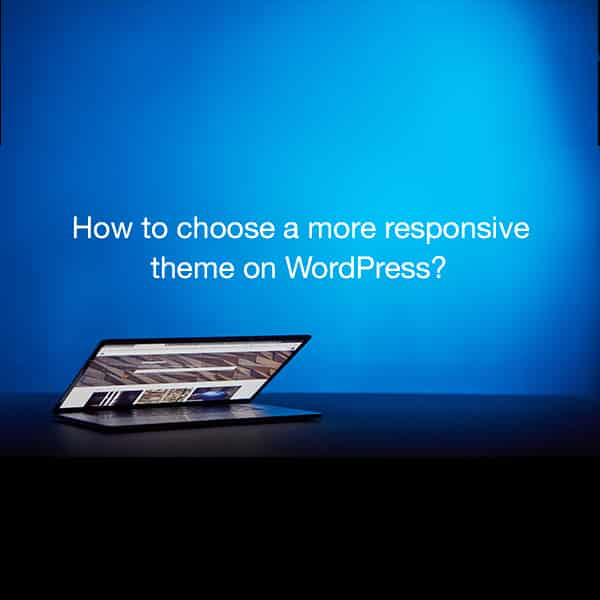 Choose a responsive theme on WordPress