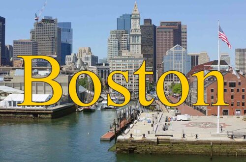 Boston Usa. The Most European City In The Us. Sights, People And Food