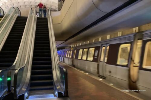 The Metro/Subway in Washington DC, USA 2022