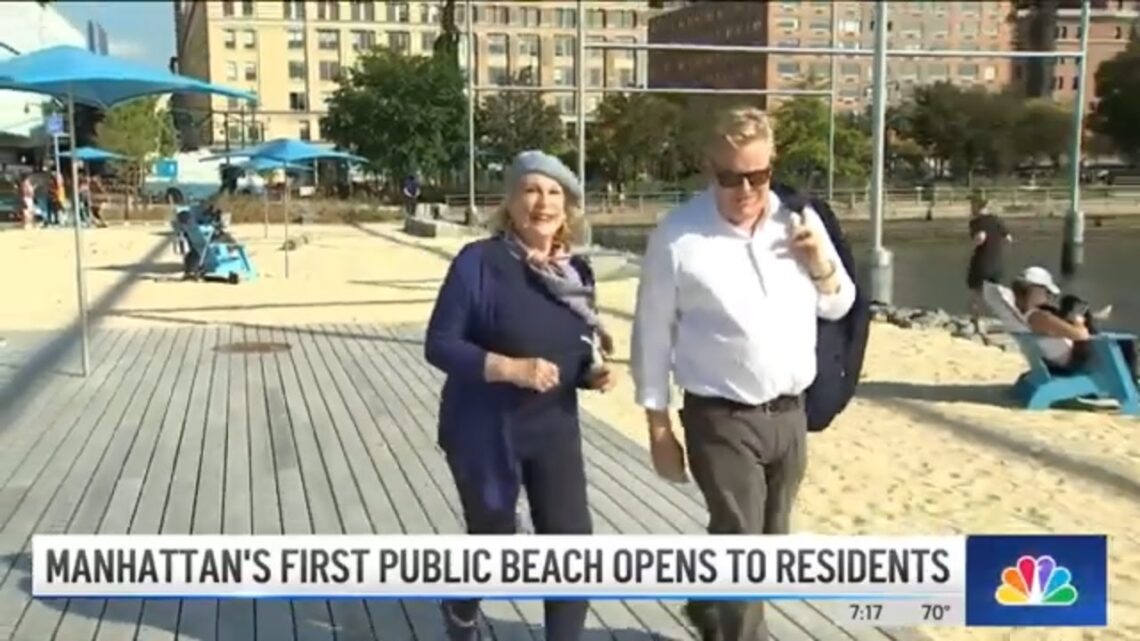 Manhattan opens its first public beach, but there will be no swimming | nbc new york
