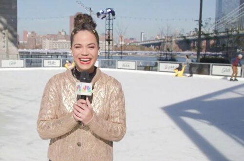 Ice Skate Under The Brooklyn Bridge At Glide Rink