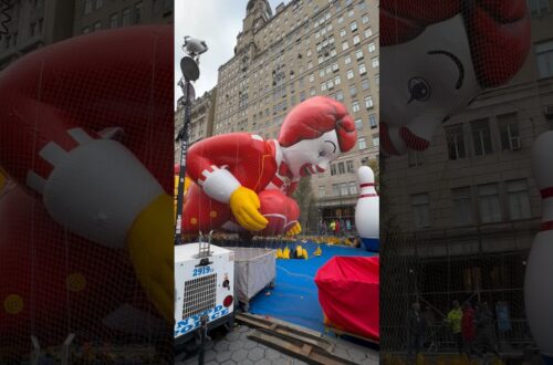 Macy’s Thanksgiving Day Parade Balloon Inflation 2023!