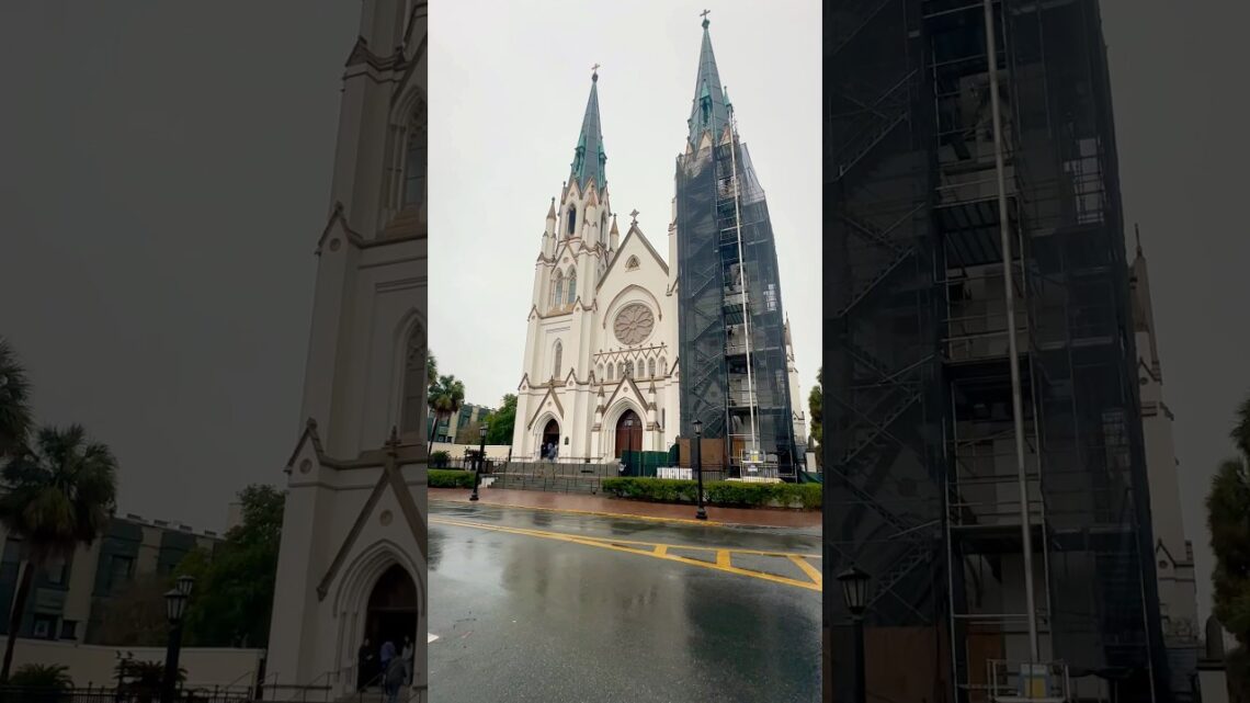The Cathedral Basilica Of St. John The Baptist, Located In Savannah, Georgia