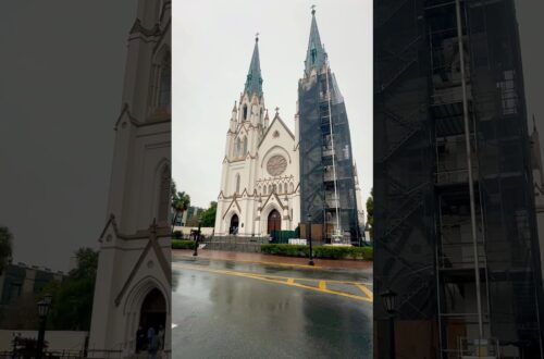 The Cathedral Basilica Of St. John The Baptist, Located In Savannah, Georgia